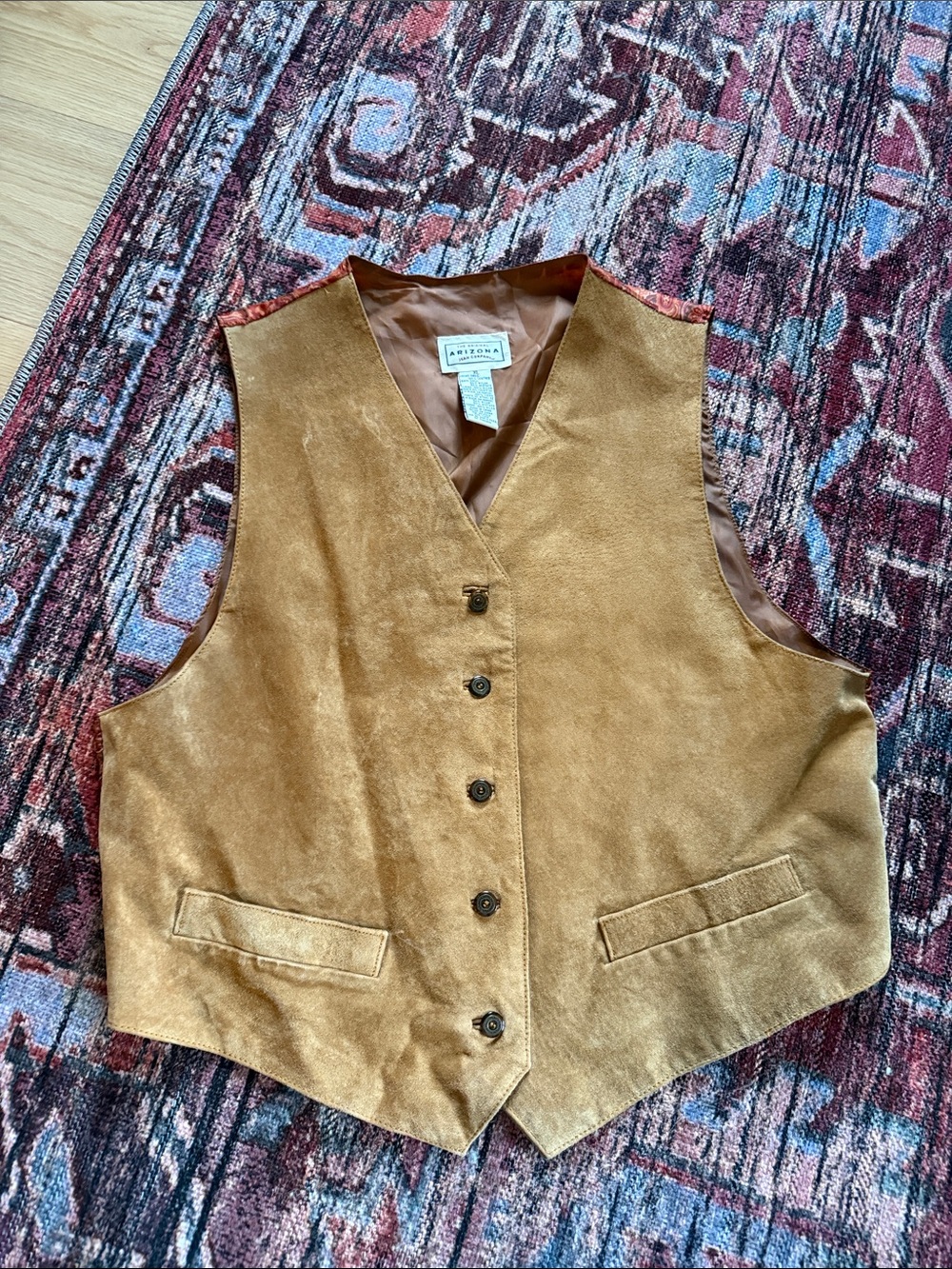 Vintage Arizona leather vest